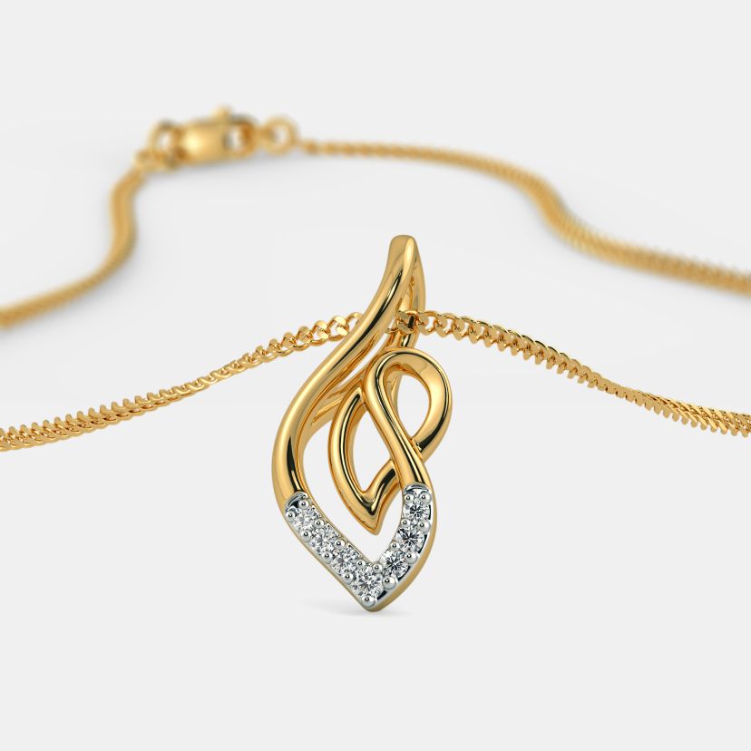 Elegant Gold Pendant Necklace for Women - Alternate View